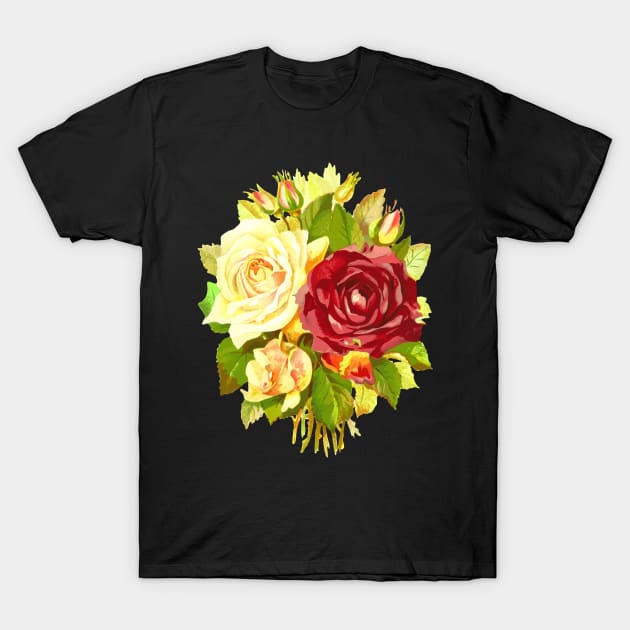 Yellow Roses Bouquet T-Shirt by sonirt55